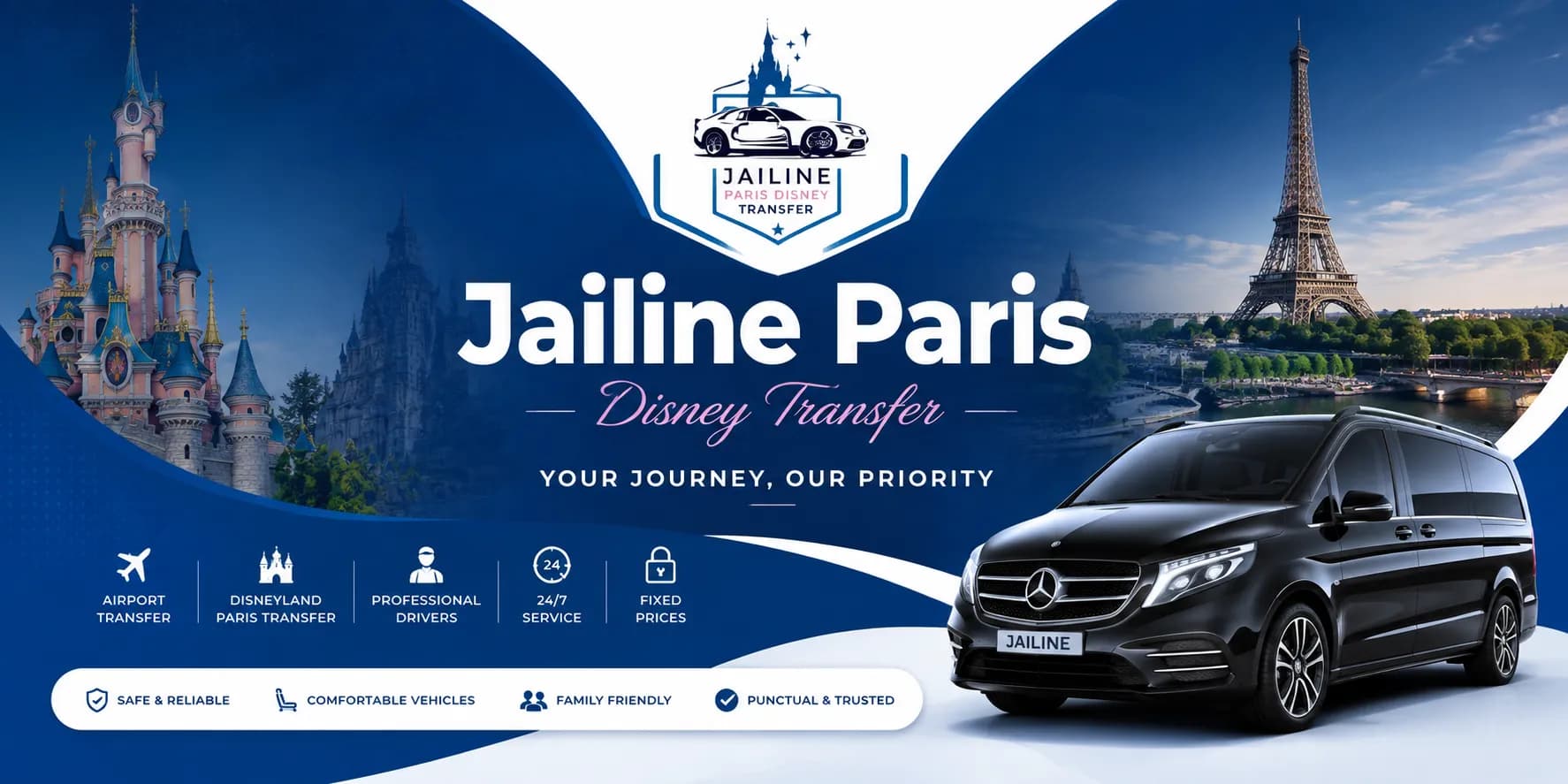 Photo de couverture de Jailine Paris Disney Transfer